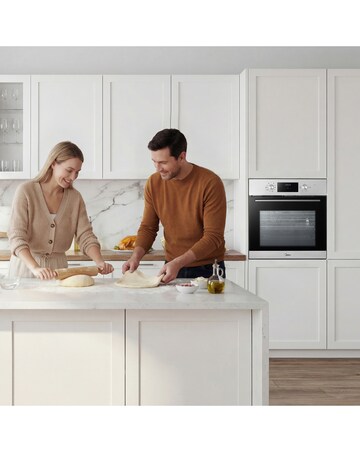 Midea 9-Function Built-In Single Oven with Digital Timer - Stainless Steel