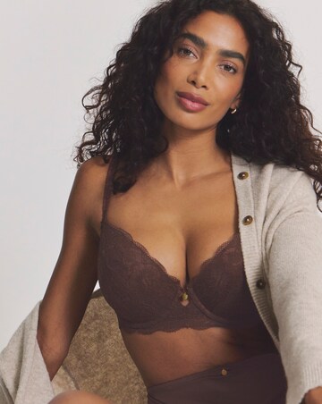 Pretty Secrets Floral Lace Boost Plunge Bra