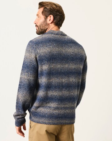 FatFace Deanstone Ombre Jumper - Blue