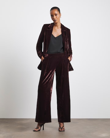 Joanna Hope Velvet Straight Co ord Trouser