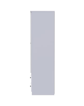 Peregrine Ready Assembled 2 Door 2 Drawer Mirrored Wardrobe - Kids