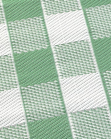 Gingham Outdoor Rug