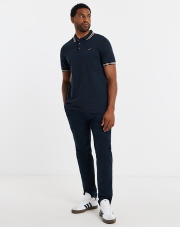 Voi Tipped Pique Polo Long Length