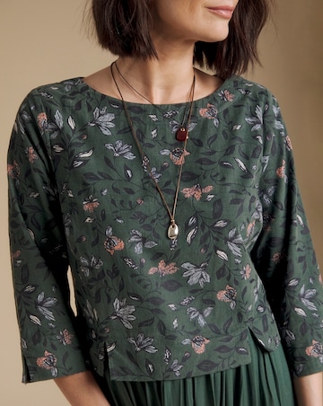 Julipa Printed Cord Midi Dress