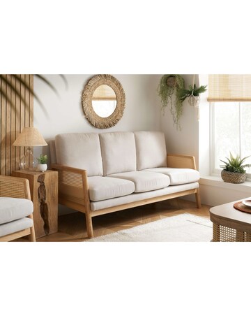 Ida Rattan 3 Seater Sofa