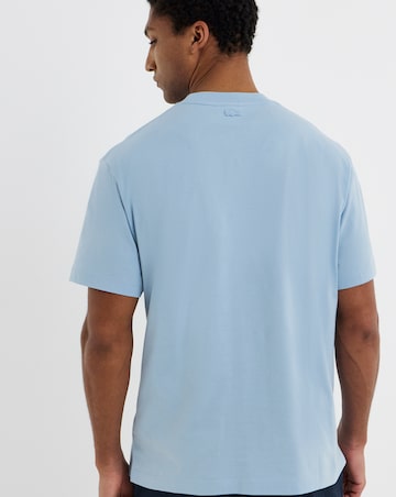 Lacoste Short Sleeve Croc Graphic T-Shirt - Light Blue