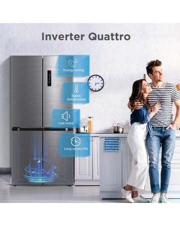 Midea Multi-Door Fridge Freezer - Inox + Installation