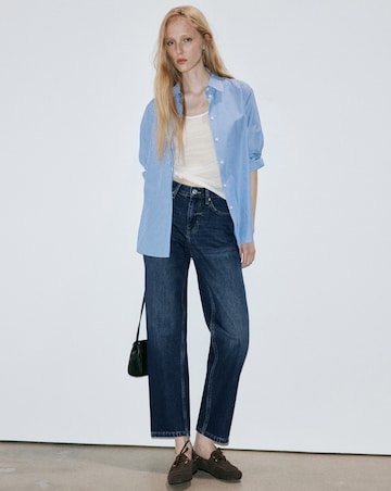 Mango Mid Rise Straight Jeans