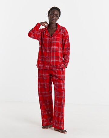 Pretty Secrets Check Button Through Pyjama Set