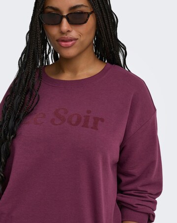 ONLY LE SOIR TONAL PRINT SWEATER