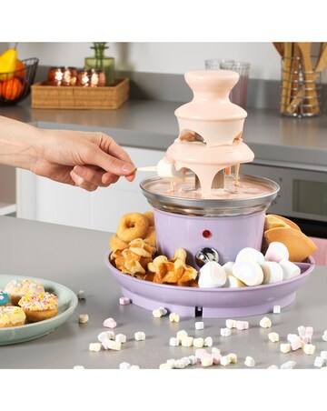 G&P Choc Fountain With Trays Sorbet- Purple