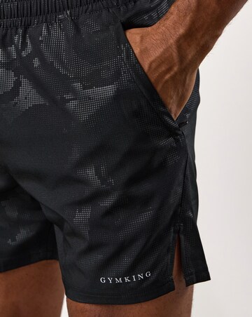 Gym King Debossed Camo Shorts