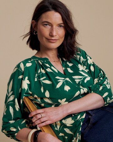 Julipa Printed Jersey Blouse