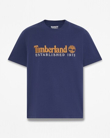 Timberland Established 1973 Short Sleeve Embroidered T-Shirt - Navy