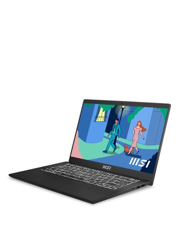 MSI Modern 14in Laptop - AMD Ryzen5 8GB 512GB - Black