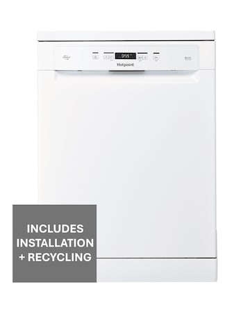 Hotpoint Fullsize 14 Place Set Dish Washer + Installation