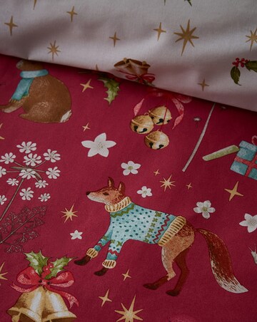 Catherine Lansfield Christmas Enchanted Twilight Duvet Cover Set