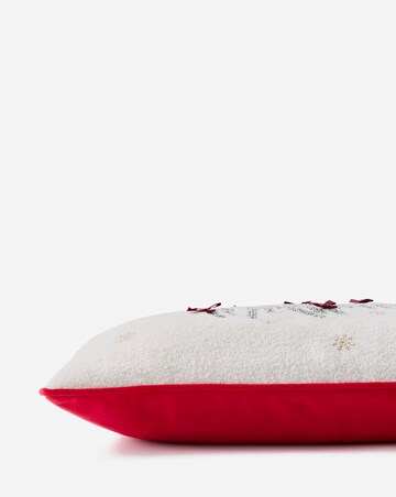 Christmas Tree Sled Chenille Cushion