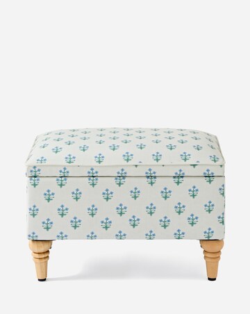 Naomi Floral Footstool