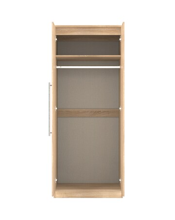 Osprey Ready Assembled 2 Door Mirrored Wardrobe - Kids