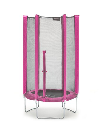 Plum 4ft Junior Springsafe Trampoline & Enclosure - Pink