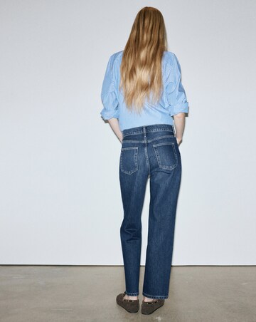 Mango Mid Rise Straight Jeans