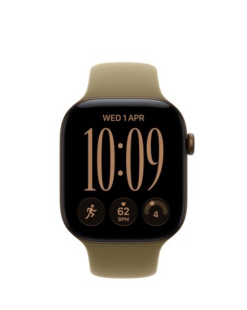 Apple Watch Series 12 GPS 46mm - Dark Bronze Aluminium/Olive Sport Band - S/M