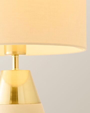 ValueLights Hurst Large Cream Touch Table Lamp