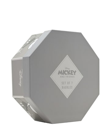Disney Set of 7 Baubles - Mickey & Friends