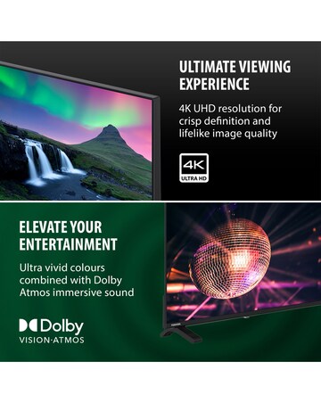 Toshiba 43UF2653DB 43in 4k Ultra HD Smart TV with Freely