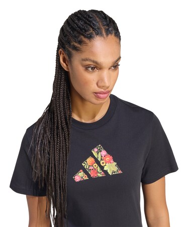 adidas Floral Logo T-Shirt