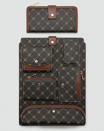 Mango Large Wallet With Logo Print