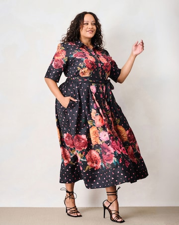 Hope & Ivy The Merrielle Shirt Dress