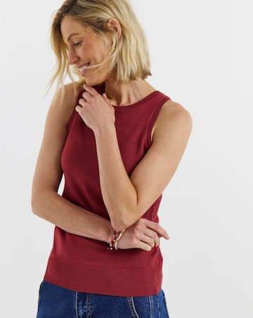 Short Sleeve Cardigan And Vest Twinset