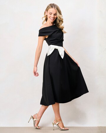 Hope & Ivy The Natalie Bow Dress