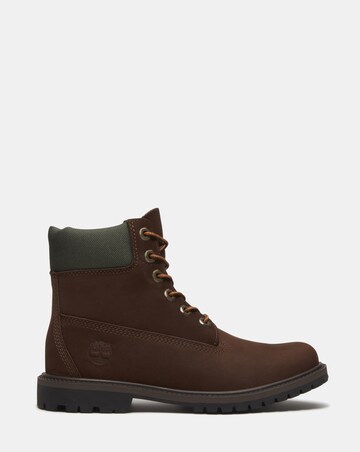 Timberland Brown Premium 6 Inch Lace Up Boots - Standard Fit (D)