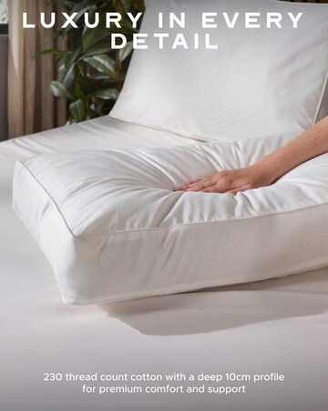 Snuggledown Hotel Side Sleeper Anti Allergy Pillow 2 Pack