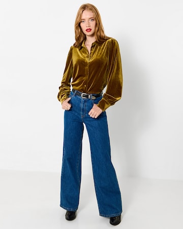 Joe Browns Iris Velour Collared Blouse