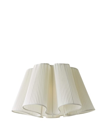 ValueLights Jemima Natural Full Pleated Shade