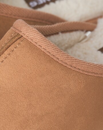 Jack & Jones Dudely Microfibre Mule Slipper - Brown