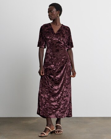 Joanna Hope Burnout Midi Dress
