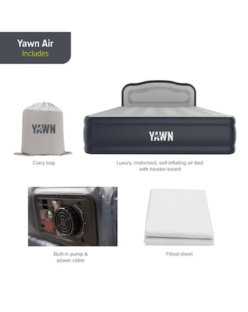 Yawn King Airbed (with custom fitted sheet)