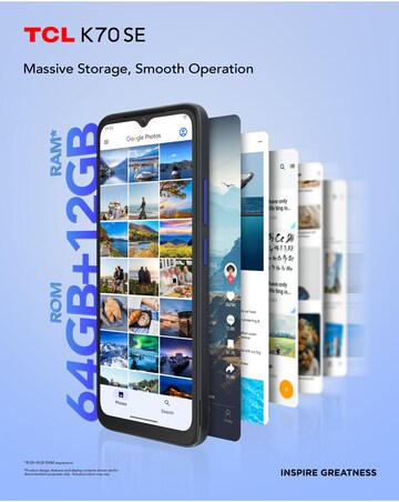TCL K70 SE 4G 64GB - Indigo Black