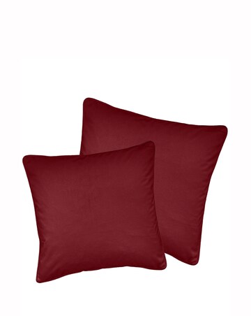 Oxford Velvet Pair of Cushion Covers