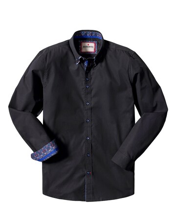 Joe Browns Distinctive Double Collar Smart Shirt - Black