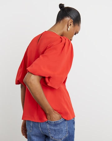 Joanna Hope Puff Sleeve Blouse