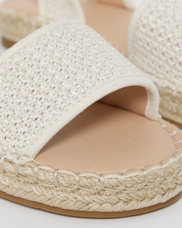 Maris Flatform Barely There Espadrille Sandals - Extra Wide Fit (EEE)