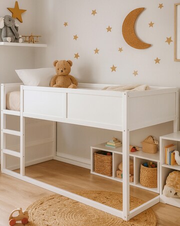 Aspire Kids Hideout Midsleeper Single Bed & Mattress