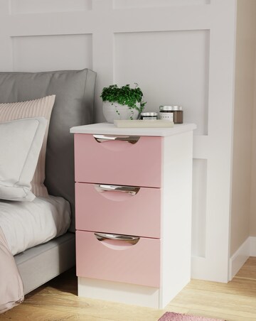 Haydn Ready Assembled 3 Drawer Bedside - Kids