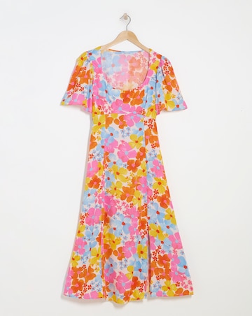 Nobody's Child Pastel Floral Dee Dee Midi Dress